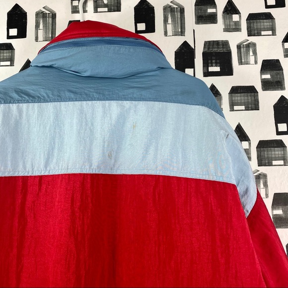 Schöffel x Gortex Vintage Red & Blue Ski Jacket - Picture 8 of 8